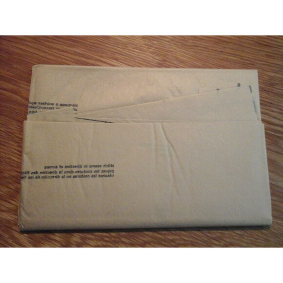 Simplicity 8354 vintage 1969 muu-muu caftan beginner pattern French instructions - Picture 5 of 7